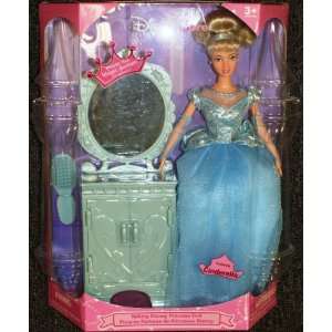  Disney Talking Cinderella Princess Doll vanity playset 