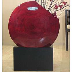 Black Vase Stand for Giant Bamboo Circle Vase  