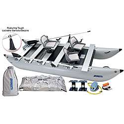 Sea Eagle FoldCat 440FC Foldable Pontoon Boat  Overstock