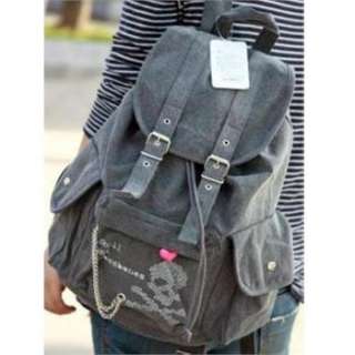 Fashion Ladys Canvas Shoulder Backpack Bag Purse Bookbag EFB04