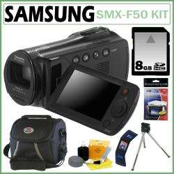 Samsung SMX F50 Black Digital Camcorder with 8GB Kit  