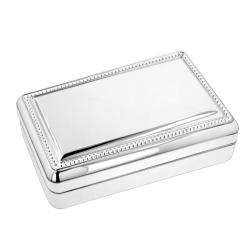Silver Mirror Jewelry Box  Overstock