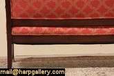 An elegant French Empire design sofa or settee dates from about 1900 