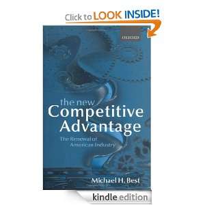 The New Competitive Advantage The Renewal of American Industry 