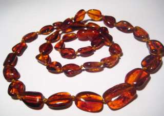 Beads Baltic Amber Necklace. 20.5  