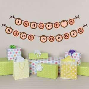   Having A Baby   Personalized Garland   Baby Shower Letter Banner: Toys