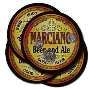  MARCIANO Family Name Beer & Ale Coasters 