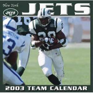  New York Jets 2003 Wall Calendar