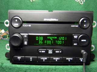 07 Ford Mustang Shaker 500 MP3 CD Radio 6 CD changer Ipod AUX Sat Line 