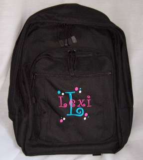 PERSONALIZED Monogram Backpack school book bag NEW  