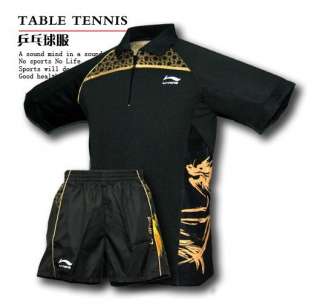 New Li Ning Men Badminton Shirt & Short Set 9340 + 9643  