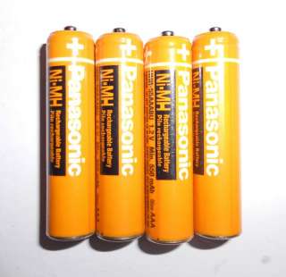 4pcs Panasonic AAA 550mAh Ni MH Rechargeable Batteries  