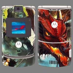  Motorola V3 Angry Dragon Skin 22182 