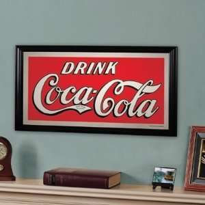  Coca Cola   12 in x 24 in Printed Mirror Sports 