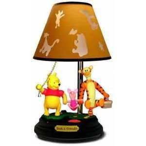  Pooh and Friends Talking Animated Lamp