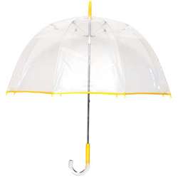 Tina T Bubble Clear/ Yellow Umbrella  Overstock