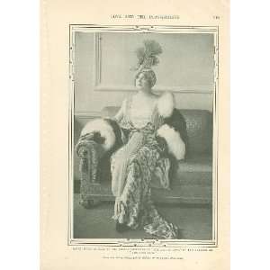  1915 Print Actress Hazel Dawn 