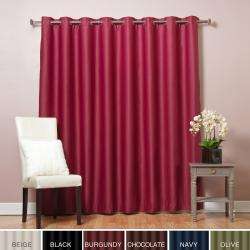 Extra Width Thermal 84 inch Blackout Curtain Panel  