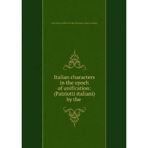  Italian characters in the epoch of unification (Patriotti 