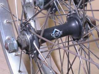 Old School BMX Wheels   20 Araya 7x Rims, Suzue Unsealed Hubs   Used 