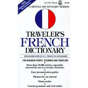  Travelers French Dictionary (Cortina Dictionary Series 