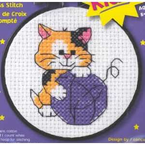  Cute Kitty kit (cross stitch): Arts, Crafts & Sewing