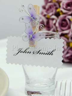100 Butterfly Wedding Table Place Card Holder DIY  