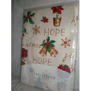 Christmas Hope Tablecloth, Square 52 X 52  Kitchen 