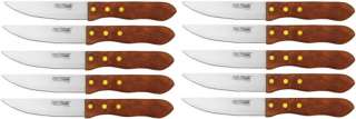 Frost Knives Chef Deluxe Steak 10 Knife Set Serr CD02  
