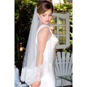  Erica Koesler Chantilly Lace Bridal Veil 726 35 Beauty