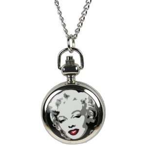  Marilyn Monroe Locket Watch Necklace Jewelry