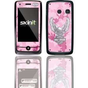  H D Eagle Logo on Camo (pink) skin for LG Rumor Touch 