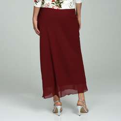 Adi Designs Womens Long Chiffon Skirt  Overstock