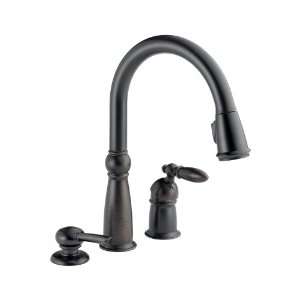  Delta Victorian: Single Handle Pull Down Kitchen Faucet 