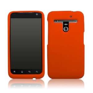  LG Revolution VS910   Orange Soft Silicone Skin Case Cover 