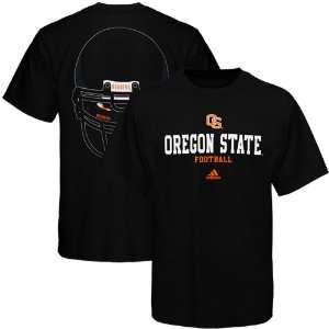 adidas Oregon State Beavers Eyes T Shirt   Black Sports 