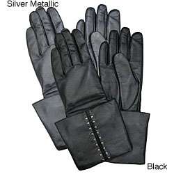 MICHAEL Michael Kors Astor Cuff Leather Gloves  