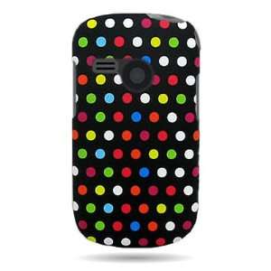  RAINBOW DOTS Design Faceplate Cover Sleeve Case for LG UN200 / SABER 