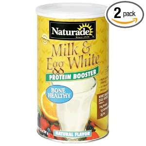 Naturade Milk & Egg White Protein Booster, Natural Flavor, 13.7 Ounce 
