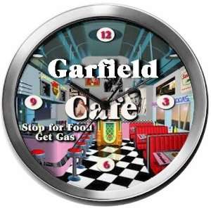  GARFIELD 14 Inch Cafe Metal Clock Quartz Movement Kitchen 
