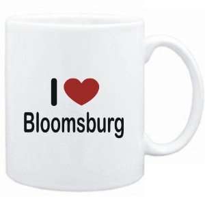  Mug White I LOVE Bloomsburg  Usa Cities Sports 