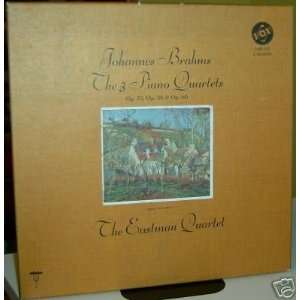  Brahms The 3 Piano Quartets [3 LP Box Set] Music
