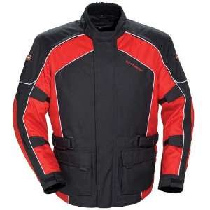  Tourmaster Saber Series 2 Red Black Motorcycle Jacket Automotive