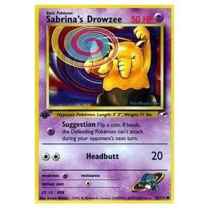    Pokemon   Sabrinas Drowzee (92)   Gym Heroes Toys & Games