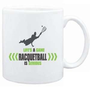 New  Lifes A Game . Racquetball Is Serious  Mug Sports  