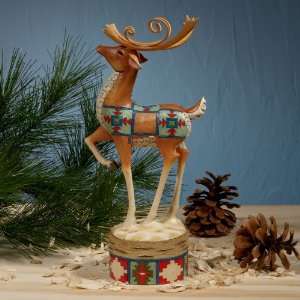    2011 Jim Shore, HOLIDAY MAGIC   Reindeer Figure: Home & Kitchen