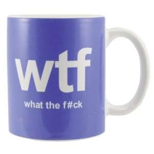 WTF   Chat & Text Language Cermic Coffee Mug (What The F# 