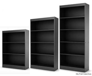 NEW White, Black, Brown 3, 5 or 6 Shelf Bookcase Bookshelf Book Case 