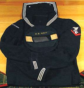 USS Yosemite ORIGINAL Uniform Jumper Pants + Hat AD 19  