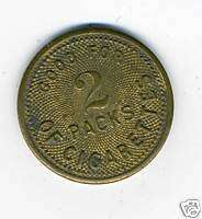 Old Trade Token Good for Two Packs of Cigarettes  
